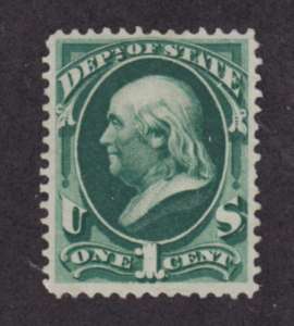 US Sc O57 MNG. 1873 1c Department of State Official VF  