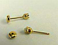 Earrings GF Gold 18k Girl Baby Shower Gift Pearl 1mm  