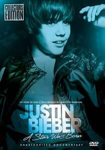 Justin Bieber A Star Was Born DVD, 2010  