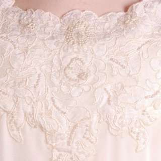 Vintage Wedding Dress Empire Waist Silk Chiffon 1968  