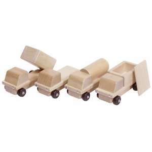  Set of Four Transportation Trucks by Steffy Wood