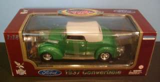   Edition 118 Road Legends 1937 FORD Convertible Die cast Car  