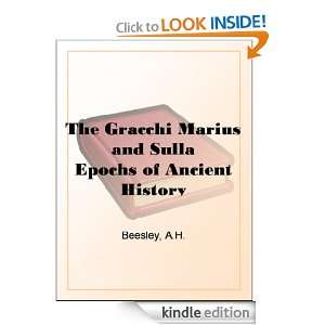   Epochs of Ancient History A.H. Beesley  Kindle Store