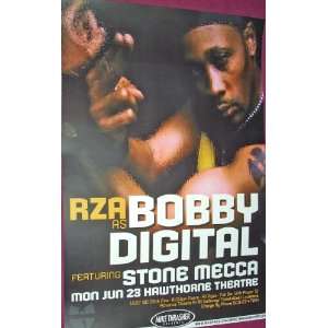   As Bobby Digital poster   Concert Flyer   Wu Tang Clan