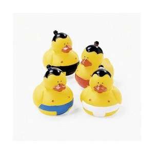  Sumo Rubber Duckies (1 dz) Toys & Games