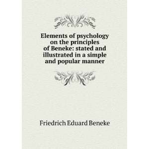   simple and popular manner Friedrich Eduard Beneke  Books