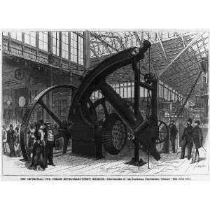 Corliss Bevel Gear Cutting Machine,1876,Harpers Weekly 