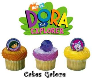 Dora the Explorer Boots Gemstone Cake Cupcake Ring Decoration Toppers 