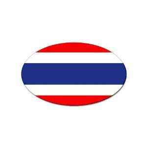 Thailand Flag oval sticker 
