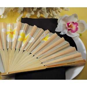  Wedding Star 9146 Tropical Fan with Romantic Plumeria 