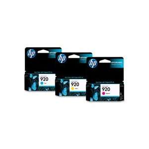  920 Inkjet Cartridge, 300 Page Yield, Yellow   Sold as 1 EA   HP 920 