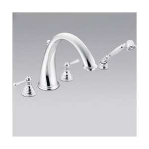 Moen T922/9992 Kingsley Deck Mount With Handshower Whirlpool Faucet 