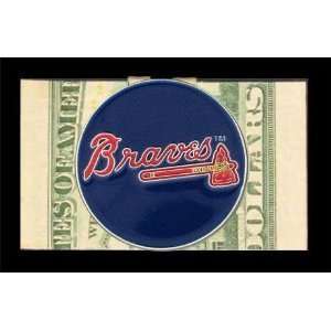  Atlanta Braves Large Logo Moneyclip   MLB Money Clip 