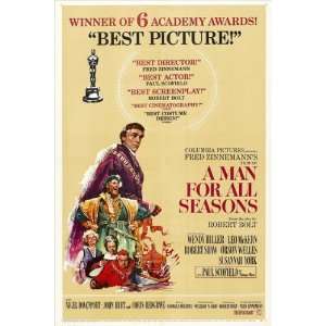  A Man for All Seasons (1967) 27 x 40 Movie Poster Style D 