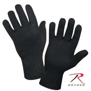  Rothco Black Wool Glove Liner   XLarge