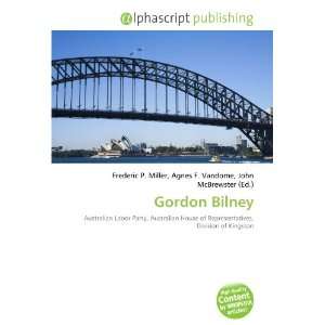  Gordon Bilney (9786133596054) Books