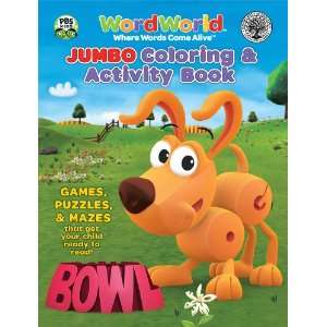   WordWorld Jumbo Coloring & Activity Book (0805219140000) WordWorld