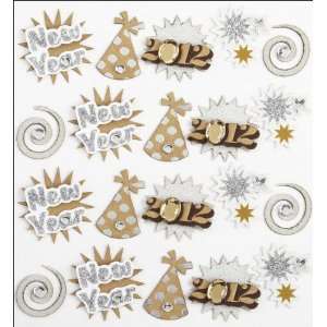    Jolees Dimensional Stickers, Happy New Year