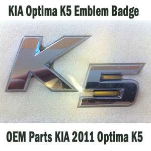 Kia 2011+ Optima Rear Trunk K5 Logo Emblem Badge OEM Parts  