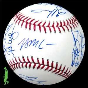 2011 Atlanta Braves Team Signed Auto Baseball Ball   Autographed 