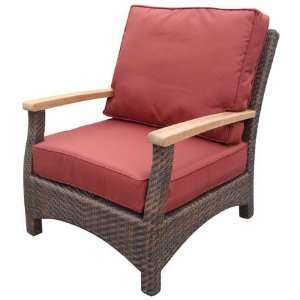  Madrid Deep Seating Chair   All Weather Resin Wicker and 