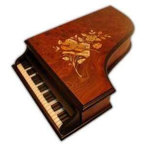   Sorrento, Musical Wooden Piano with 22 Note Movement 