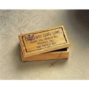  Abbey Press May Gods Love Wooden Keepsake Box