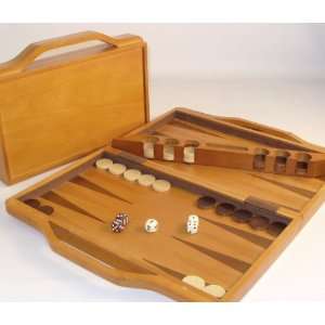  Wood Attache Backgammon 