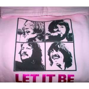 The Beatles Let It Be Pink Hoodie Size Med