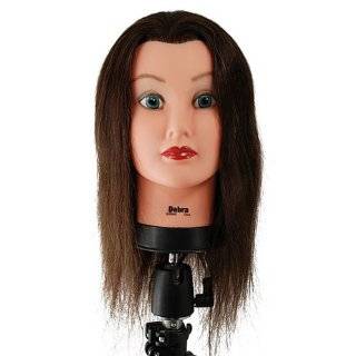 Celebrity 21 Cosmetology Mannequin Head 100% Human Hair, Brown 
