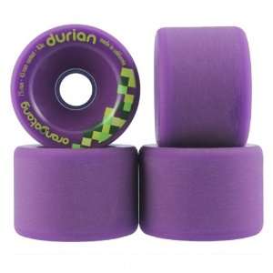 Orangatang Durian 75mm 83a 45mm Contact Area Purple Longboard Wheels 