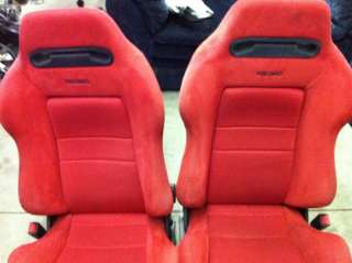   Red Seats Type R Acura Integra B18C EK EG Civic Recaro OEM  