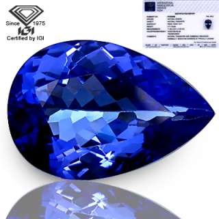71Ct IGI Certified AAA Gorgeous Luster 100% Natural Violetish Blue 