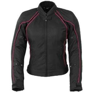 Fieldsheer Roma 2.0 Womens Textile On Road Motorcycle Jacket   Black 
