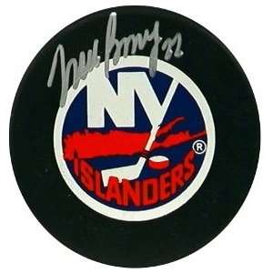 Mike Bossy Signed Puck