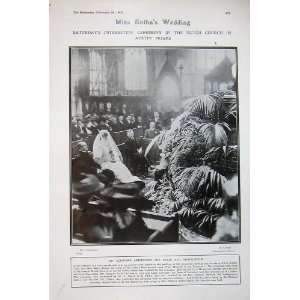  1908 Dr Clifford Miss Botha Wedding Crawford Hawking