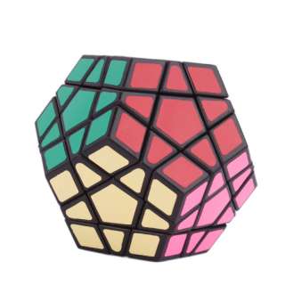 Brand New 12 Color Magic Cube Puzzle Toy Polygonal Hot Sell Black 