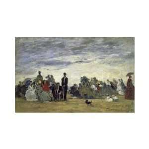  Eugene Louis Boudin   The Beach At Trouville Giclee