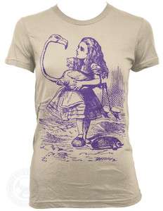   Alice in Wonderland 1865 American Apparel 2102 Womens T Shirt  