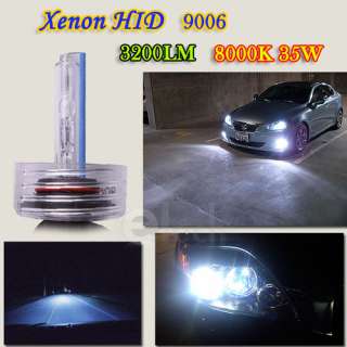 2X New HID Xenon Car HeadLight Bulb Lamp 9006 8000K 35W  