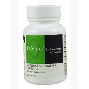  Davinci Labs   Natural Vitamin A 10000 IU 100 caps Health 