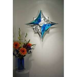  Abstract Star Sculpture, Metal Wall Art, Design by Wilmos 