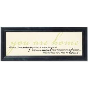  You Are Home Large Framed Wooden Sign