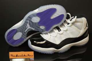 378037 107] Nike Air Jordan 11 Retro Concord Black White 2011  