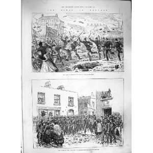  1886 RIOTS BELFAST POLICE MOB BRICKFIELDS SHANKHILL