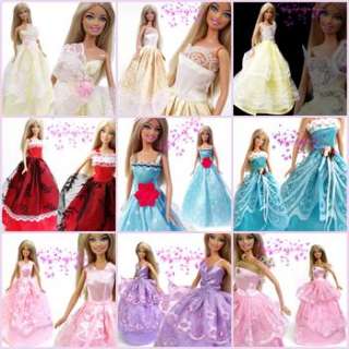 Wholesale 50  200 Lots New Top Barbie Clothes Dresses Outfit 