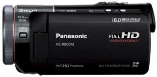 Panasonic 3D Camcorder HC X900M + VW CLT2 3D Conversion Lens Set Free 