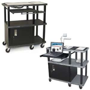  H. Wilson WTPS71 Series Extra Wide Presentation Cart with 
