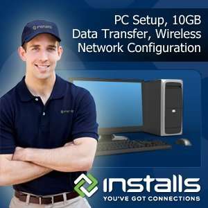  In Home PC Setup, Wireless Network Installation and Data 
