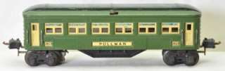   Lionel two tone green passenger cars, 2613, 2613, 2614, 2615  